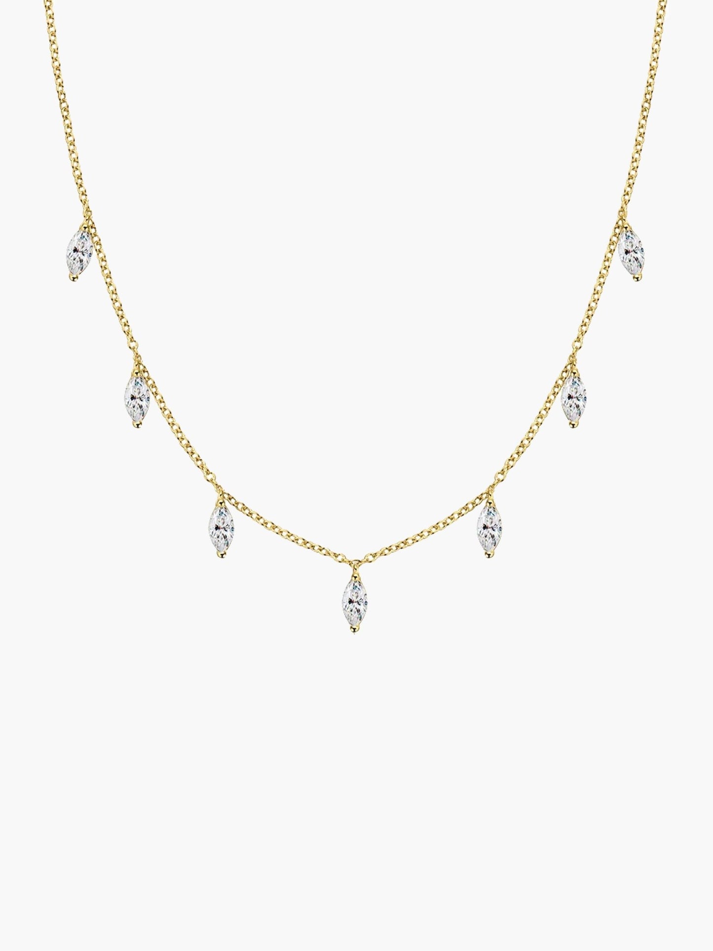 ZEYA - Vera Marquise Cut Necklace
