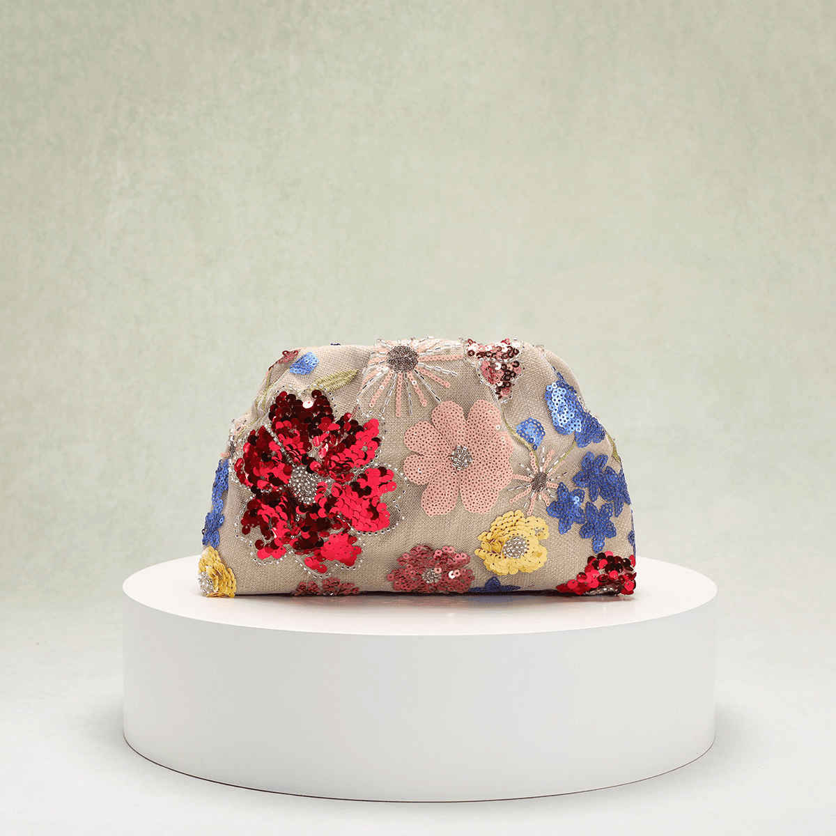 ZEYA - Violet Sequin Clutch