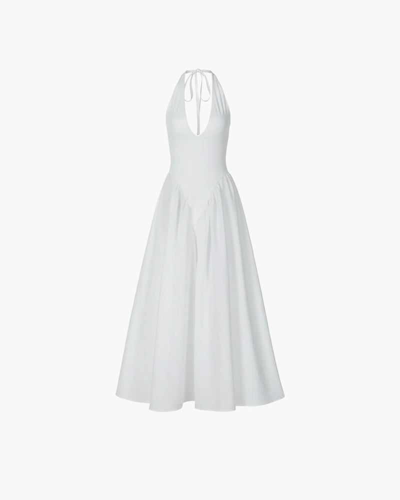 ZEYA - Ximena Deep Neck Maxi Dress
