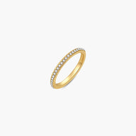 Anello a fascia sottile Pavé Yalina