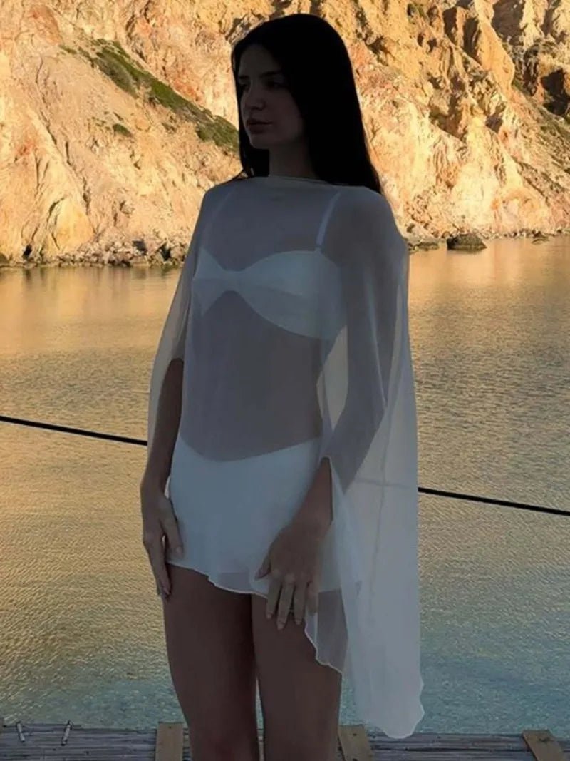 ZEYA - Zennie See - Through Long Sleeve Top